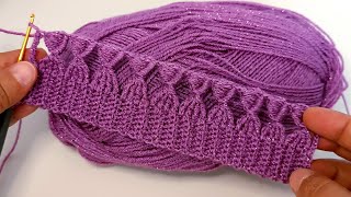 Only 2 Rows! Elegant & Delicate Crochet Pattern That Looks So Intricate!
