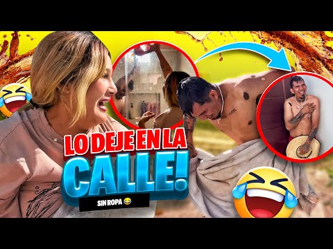 LO DEJÉ SIN ROPA EN LA CALLE 😳| MOLESTANDO A MI ESPOSO 😂