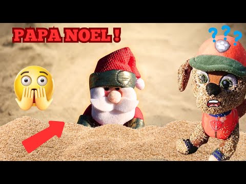 ENCONTRAMOS a PAPA NOEL EN LA PLAYA 😮 Patrulla Canina en español