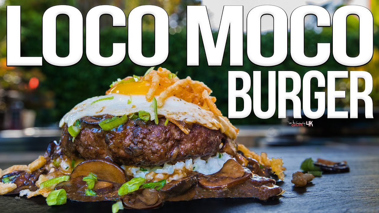The best hawaiian burger (loco moco) 4k