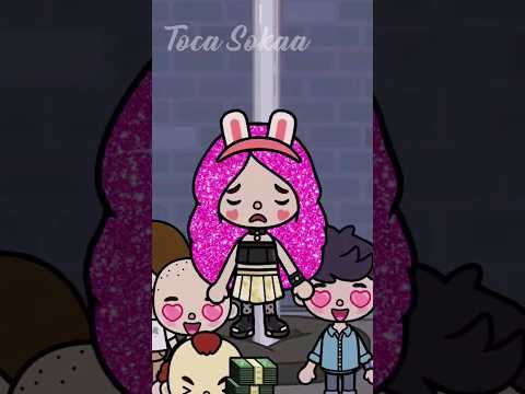 for mom🥺my sister working as a.... 😔💔 #tocaboca #shorts