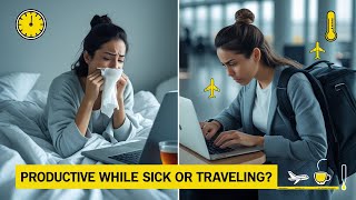 How to Stay Productive While Traveling or Feeling Sick: Top Tips | Work Smarter