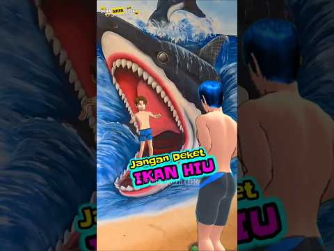 Yuta Hampir Dimakan Ikan Hiu Tapi Kok? #duniaqueen #sakuraschoolsimulator