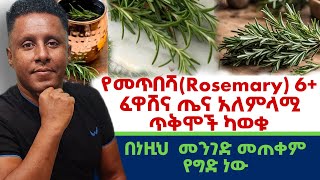 Ethiopia | #የመጥበሻ( Rosemary) |  6 +  #ፈዋሽና ጤና #አለምላሚ ጥቅሞች ካወቁ| #በነዚህ  #መንገድ መጠቀም ከግድ ነው