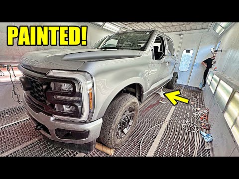 We painted THE 2023 FORD F-250!Its Almost Ready to drive!!