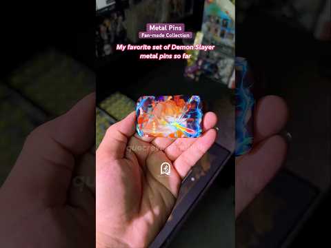 My favorite set of Demon Slayer metal pins so far #demonslayer