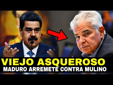 Maduro estalla contra el presidente de Panamá "VIEJO ASQUEROSO"