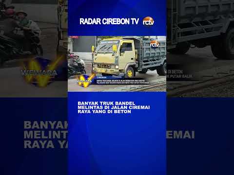 Banyak Truk Bandel Melintas di Jalan Ciremai Raya yang di Beton