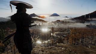Ghost of Yotei - Ashoro Foothills - Combat & Stealth Encounters - Open World Gameplay