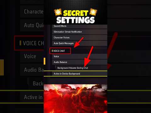 Secret Settings Only 1% Players Know 🏆 || Free Fire #shorts