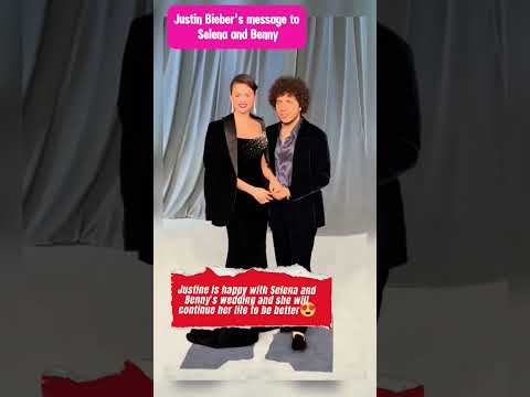 Justin Bieber's message to Selena and Benny #shortvideo #justinbieber #selenagomez
