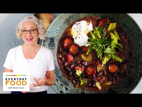 Smoky Bean Soup with Sausage | Pantry Staples | Everyday Food with Sarah Carey