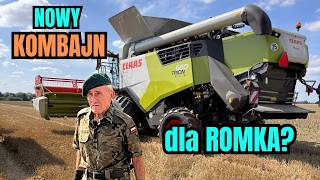 Romek po 30 LATACH testuje nowoczesny KOMBAJN CLAAS TRION 600
