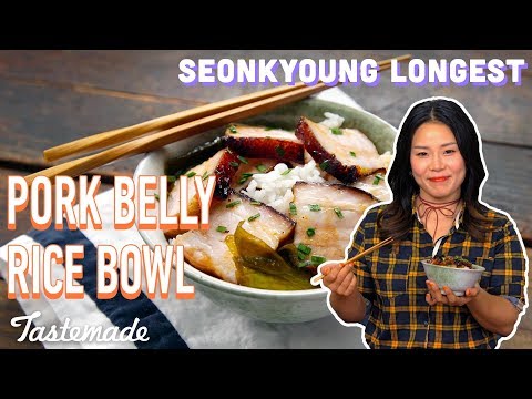 Chinese-Style BBQ Pork Belly Rice Bowl I Seonkyoung Longest