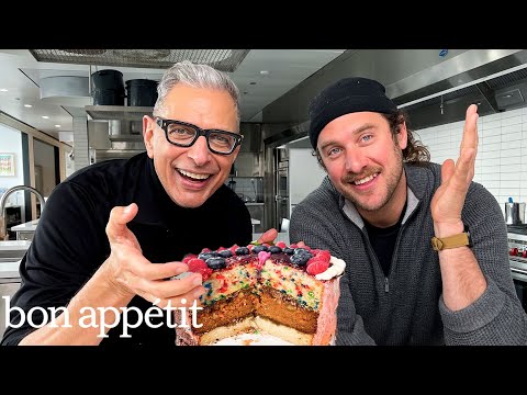Jeff Goldblum Makes A Birthday Cake With Brad | Bon Appétit