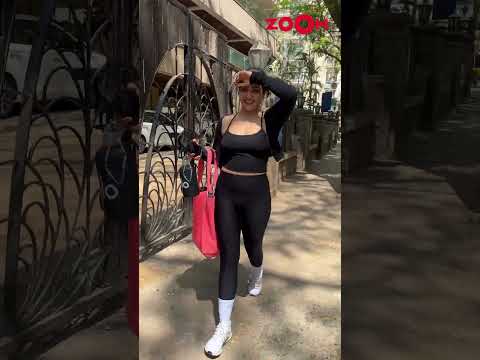 Neha Sharma Poses for the Cameras in the City | #shorts #nehasharma