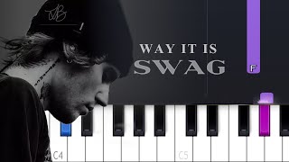 Justin Bieber - WAY IT IS | Piano Tutorial