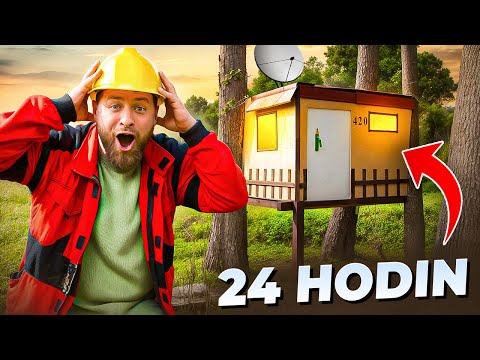 Postavil jsem DŮM NA STROMĚ za 24 HOD! *Dětský sen*
