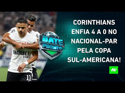 Corinthians GOLEIA na Sul-Americana; Flamengo e São Paulo JOGAM HOJE pela Libertadores | BATE-PRONTO