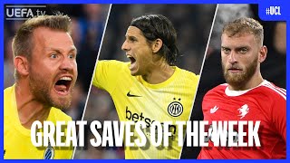 A Goalkeeping MASTERCLASS! 😱🧤 | Great UCL Saves Matchday 1