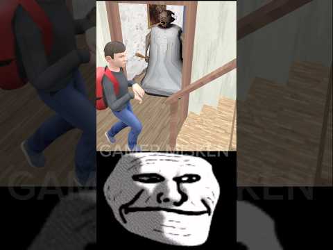 Schoolboy Runway In Granny House | troll face edit | #granny #trollface #schoolboy #shorts