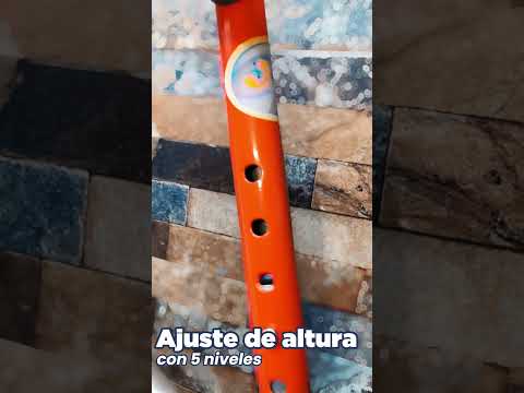 Andador Posterior Infantil con Ruedas, Naranja
