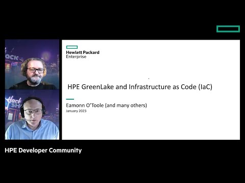 GreenLake and Infrastructure-as-Code (IaC)