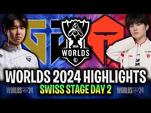 GEN vs TES HIGHLIGHTS WORLDS 2024 SWISS STAGE DAY 2 - GENG vs TOP ESPORTS WORLDS 2024