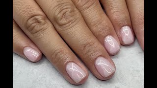 Milky Rose Quartz Nails