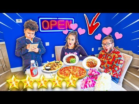 MY LITTLE BROTHER TURNED MY HOUSE INTO A 5 STAR RESTAURANT FOR ME AND MY GIRLFRIEND! **romantic*