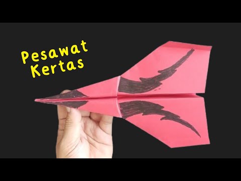 Cara Membuat Pesawat Kertas Tema Boboiboy Halilintar Keren !