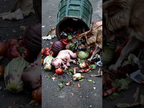 Incredible Dog Rescues Baby from Trash โ Unbelievable Act of Kindness! #BabySaved #RescueDog
