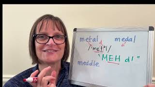How to Pronounce Metal, Medal and Meddle (Flap T/D plus Syllabic L)