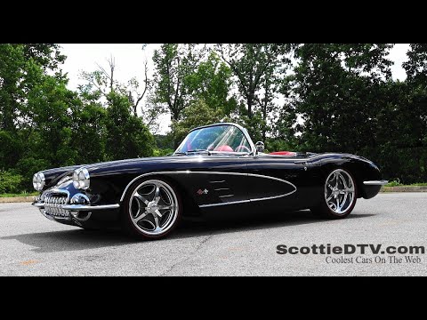 Classic 58 Corvette Gets Mind-Blowing Custom Leather Makeover