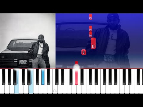 Kendrick Lamar, SZA - luther (Piano Tutorial)