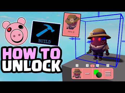 HOW TO UNLOCK MRS P NPC IN PIGGY BUILD MODE [FULL GUIDE]🐷🥔