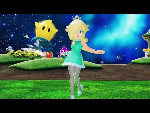 Mario Tennis Fever NEW Galaxy Court DLC Gameplay