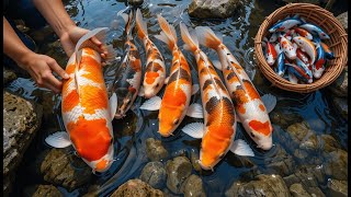 Menemukan Ikan Lele Di Sawah, Ikan Koi, Ikan Nila, Ikan Hiu, Gurita, Kepiting, Ikan Arwana