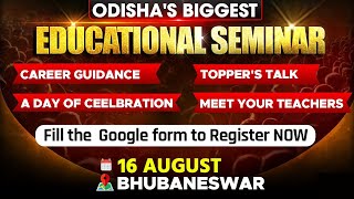 Odisha’s Biggest Educational Seminar is Here! | Don't Miss this Event, Register Now! | Shubham Sir