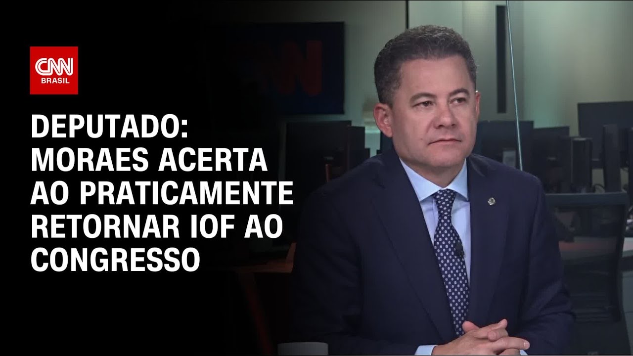Moraes acerta ao retornar IOF ao Congresso diz deputado | CNN NOVO DIA