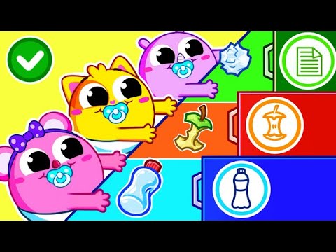 Let's Clean Up Song 🧹🫧🧼 Funny Songs For Baby & Nursery Rhymes