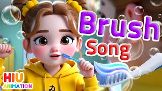 Brush Your Teeth!  Kids Toothbrushing Song by HIU Animation