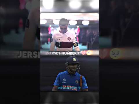 Jersey no 7 💔🥺 #shorts#viral#sg#cricket#viratkohli#cricketshorts
