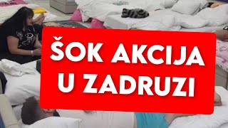 ŠOK AKCIJA U ZADRUZI - LJUDI SE KRSTE, LOM U ZADRUZI