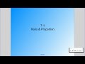 Exploring Ratios and Proportions