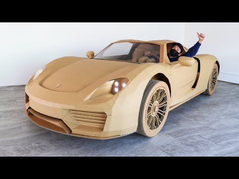 【レーシングマスター】ダンボールでポルシェをつくる｜Making Porsche with Cardboard【Racing Master】