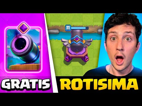 CONSIGO el CAÑON EVOLUCIONADO GRATIS en Clash Royale💣​