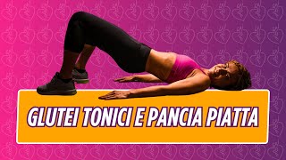 Allenamento donna a casa: CARDIO - ADDOMINALI - GLUTEI #dimagrire #tonificare