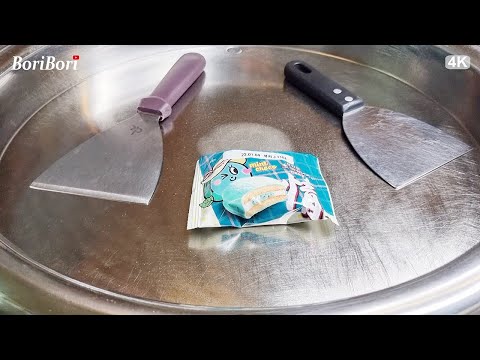 오리온 초코파이 민트초코 철판아이스크림(Orion Mint <strong>choco</strong> <strong>pie</strong> ice cream rolls)