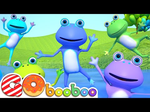 Cinco Pequeñas Ranas Moteadas + Cinco Patitos | GoBooBoo Canciones Infantiles